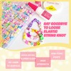 8 Pack Elastic String Knot Fixing Drip, Clay Beads Bracelet