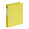 MARBIG(R) 2D PE A4 Linen Binder, 25 mm, Lemon
