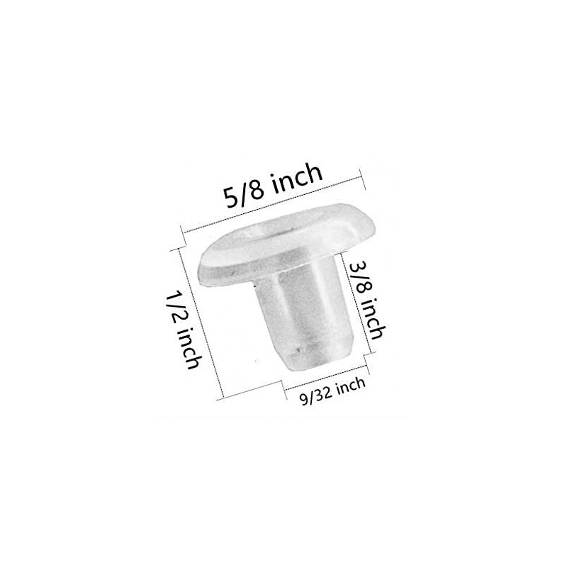 HomeAmore Horizontal Blinds Bottom Rail Ladder Button Plugs [12]