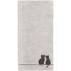 Cute Cats Edition You & Me 6263 Hand Towels Platinum