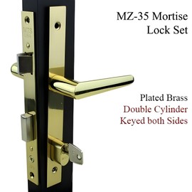 Papaiz Storm Door Lock and Handle Keyed Both Sides Fits 322 323 MZ35 Storm Doors