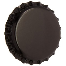 Botella de cerveza Corona caps-oxygen absorción para homebrew-144 unidades (negro)