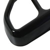 2pcs Gloss Black Car Tail Exhaust Pipe Cover Trim Stainless