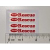 Tiny Tonka Ambulance Van Tonka Rescue Stickers, 1976 To 1977