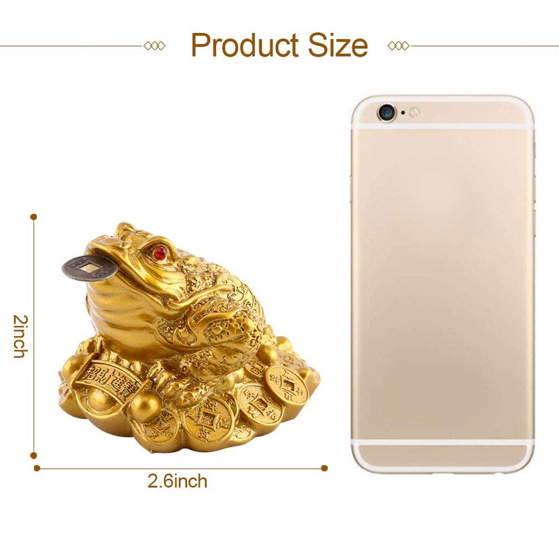 Feng Shui Money Frog Money Chinese Lucky Three Legged Wealth