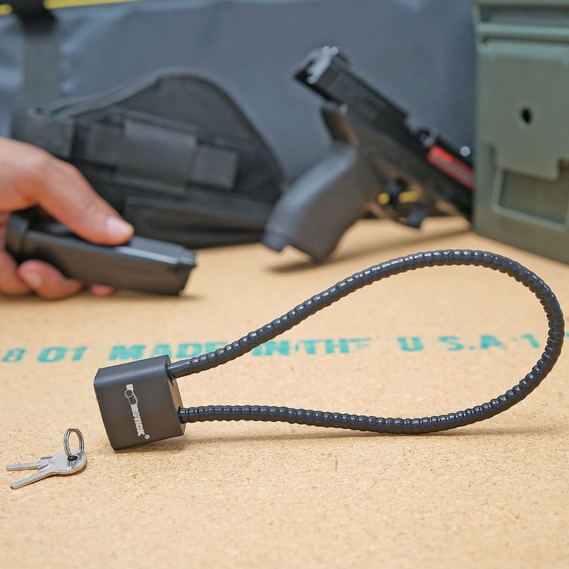 BOOMSTICK Cable Gun Lock - Keyed Different - 15" Cable