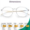 VISOONE Lightweight Progressive Multifocal Anti-Fog Reading Glasses TR90 with Blue