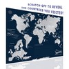 The World Traveler's Scratch-off Map 32'' x 24'' Poster