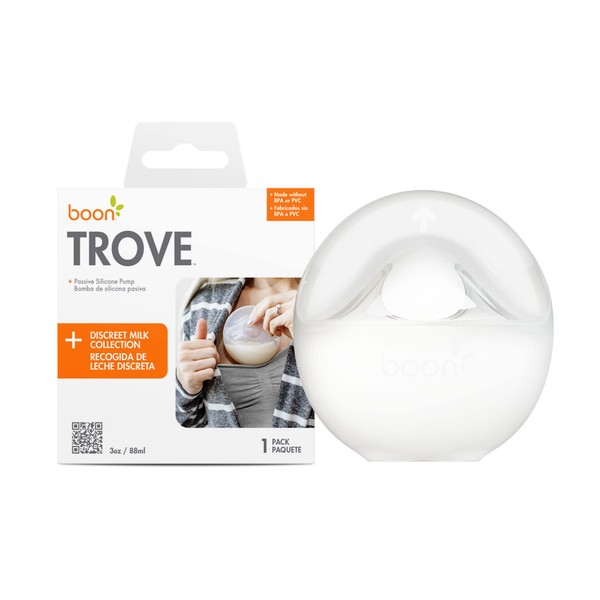 Boon Trove Silicone Manual Breast Pump - Passive Milk Collector