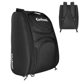 Goloni Pickleball Bag Padel Racket Backpack Large Capacity for Men Women Separate Waterproof Shoes Compartment Pickleball Accessories -Thermal Insulated Pockets Fits 4 to 10 Paddles