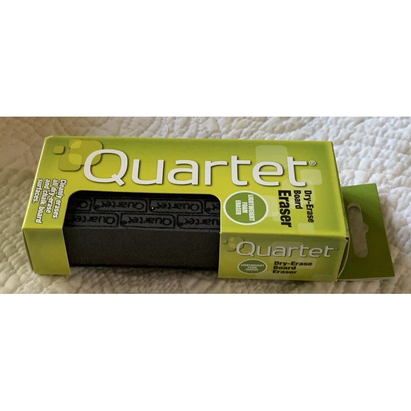 Quartet Dry-Erase & Chalkboard Eraser, Gray