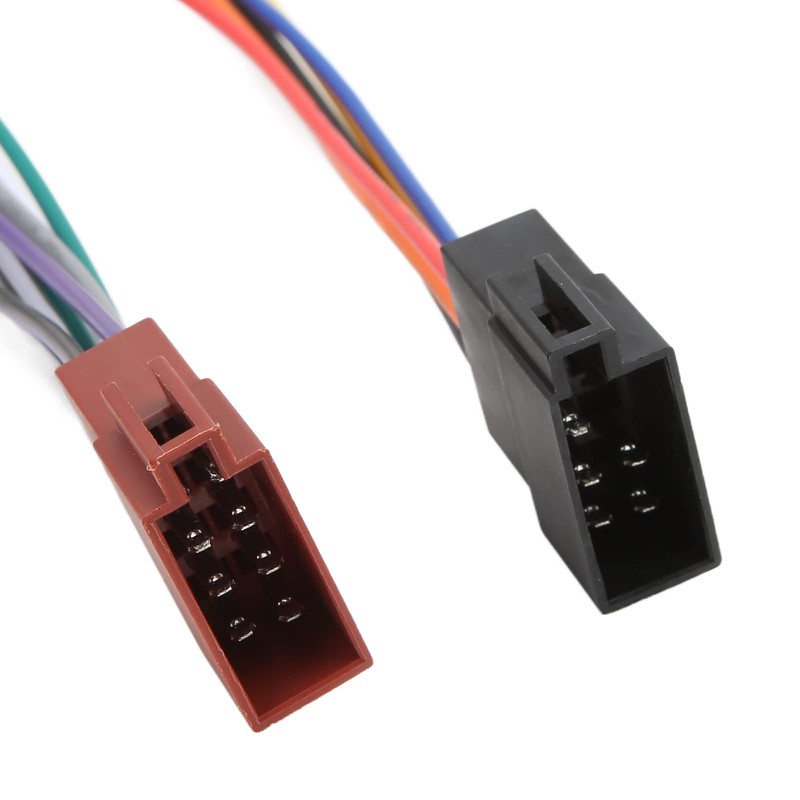 ISO Radio Wire Connector Wiring Harness Adapter Plug Male to