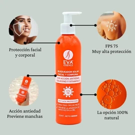 Bloqueador Solar Spf 75 Eva Essence 300ml