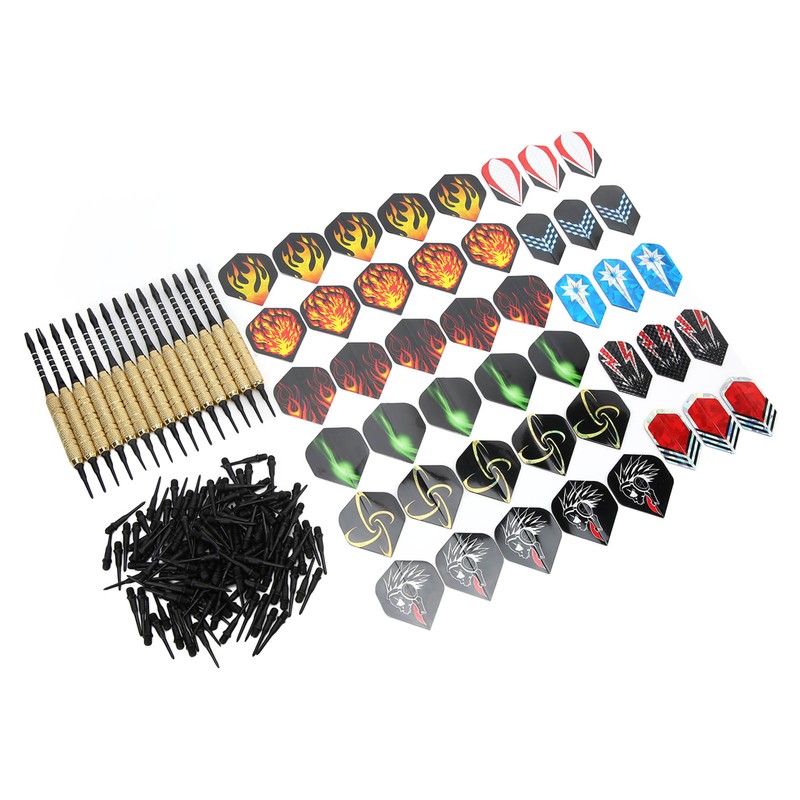 15pcs Soft Tip Darts Professional Plastic Tip Dart Sets Aluminum