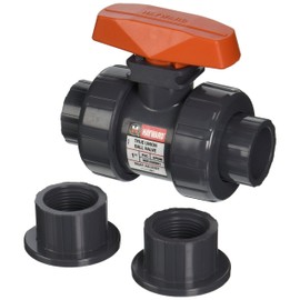 Hayward TB1100STE 1-Inch PVC TB Series Ball Valve with EPDM Seals and Socket/Threaded End Connection