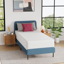 FDW 12 inch Gel Memory Foam Mattress Medium Firm Mattresses for Cool Sleep Relieving Pressure Relief CertiPUR-US Certified Mattress in a Box,Twin XL