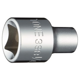 TONE Socket (6 Angle) 3SB-08 Insertion Angle 9.5mm (3/8") Double Side Width 1/4"