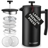 Belwares French Press Coffee Maker 50 OZ - Large Insulated