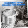 SHINEOFI Flexible Chimney Flue Aluminum Foil Durable Vent Hose for