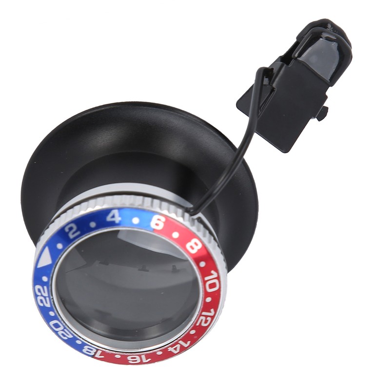10X Jewelers Loupe Magnifier Aluminum Eye Magnifying Loupes Watchmakers Eye