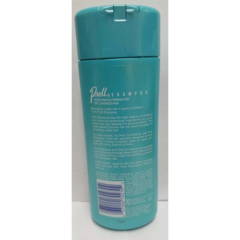 Prell Moisturizing Shampoo 7 Oz, Vintage, New 1991 For dry
