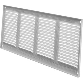 16" x 6" Inch White Air Vent Cover - Quality Steel Return Air Grilles - for Ceiling and Sidewall - HVAC - with Protection Screen (15.74''x5.90'' Inch, White)