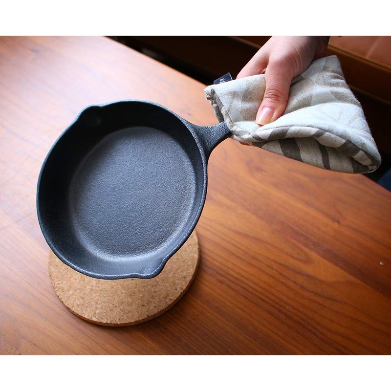 &NE NHK-069-KSBK Large Triangle Potholder, Koshi Black