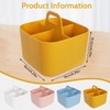 Minicoco Storage Box Multipurpose Table Organiser Cleaning Caddy with Handle