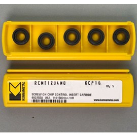 Kennametal pack of 5 pieces  KENNAMETAL RCMT 1204M0  Carbide Inserts;  KCP10🎯Machini