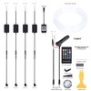 TABEN Car Ambient Light Kit, 5 Metres Integrated Fibre Optic