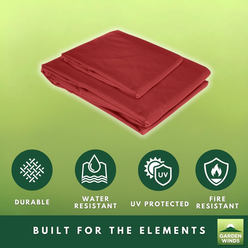Garden Winds Reinforced RipLock 350 Replacement Canopy Top Cover Compatible
