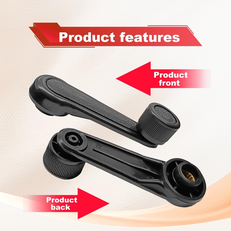 Dunviku 2-Pack Manual Window Crank Regulator Handles Compatible with 1992-1998