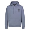 Sublevel Men's Hoodie with Prints, Hood, Kangaroo Pockets, Middle-blue, XS