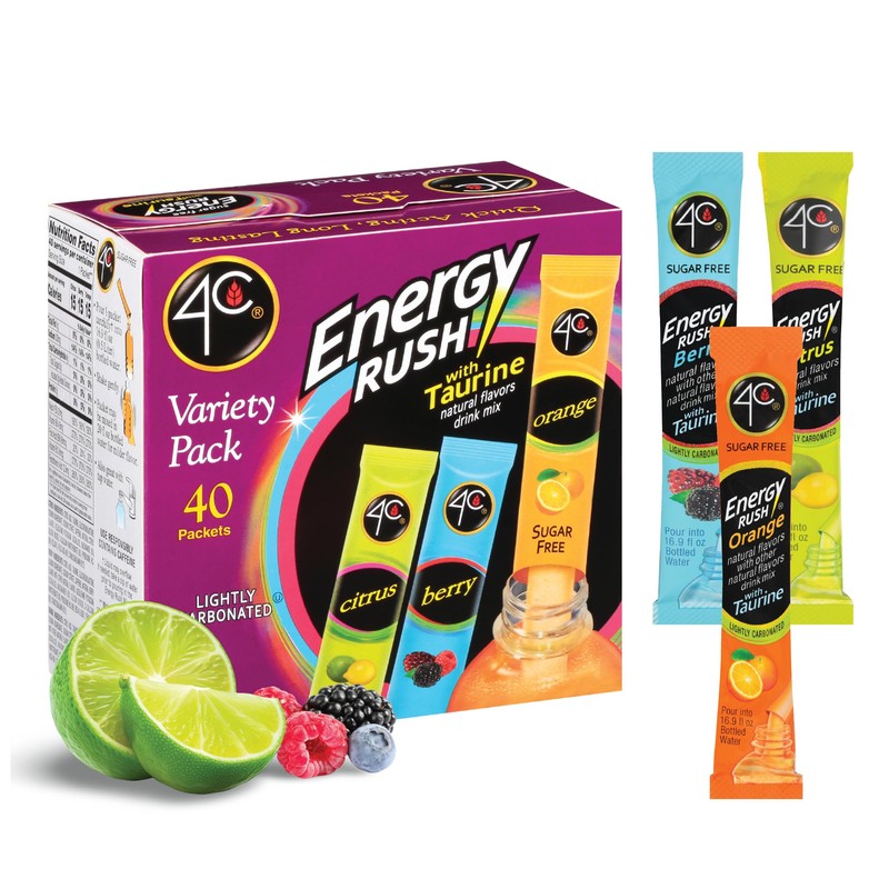 4C paquete de variedades de luz total, energía Rush, 40