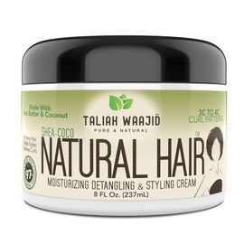 Taliah Waajid Shea-Coco Natural Hair Style Cream 8oz for 3C-4C Hair (U088)