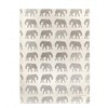 Gift Wrap - Elephant - Cream/Metallic Silver