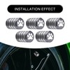 Ajxn 5 PCS Dog Paw Style Tubeless Valve Cover, 0.62"