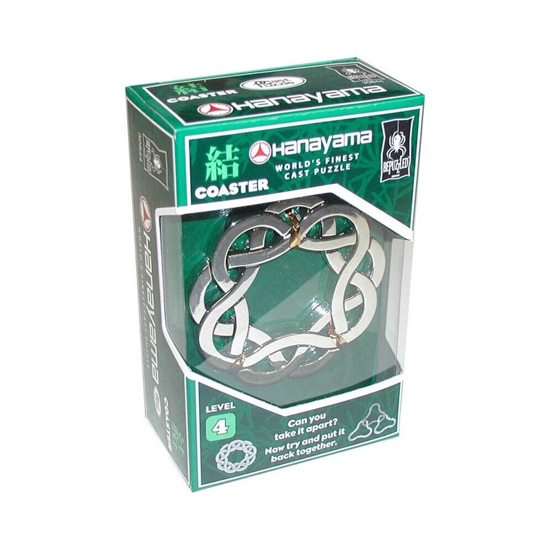 BePuzzled New - BePuzzled Hanayama Level 4 Cast Puzzle -