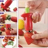 Strawberry Huller,Multi Function Fruit Corers Tool,Red Gem Remover Fruit Corer,Stainless