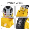 D-FLIFE 4PCS TT Motor DC 3-6V Gearbox Motor Dual Shaft