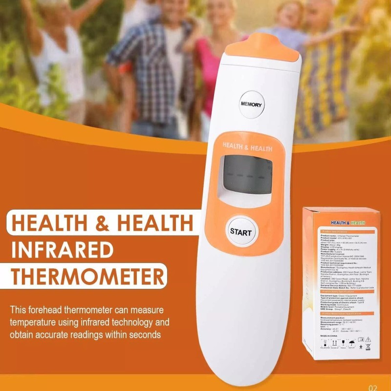 Health & Health Digital Infrared Thermometer for Adults Non Contact