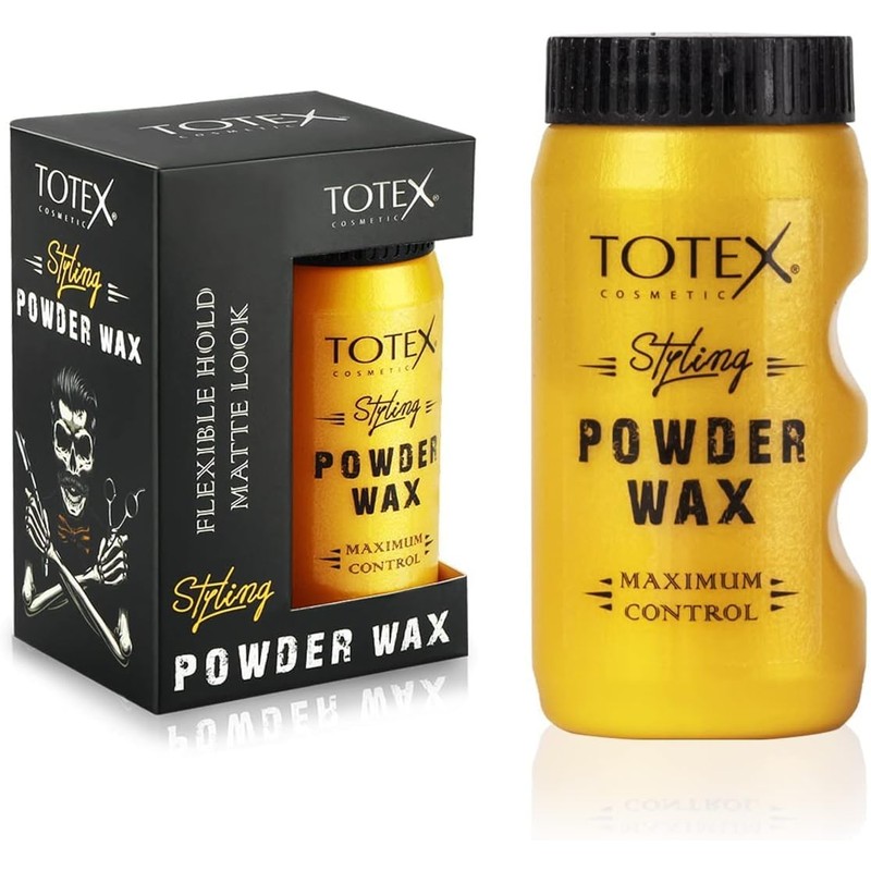 Totex Hair Styling Texturising Matte Powder Wax 20g & Wide