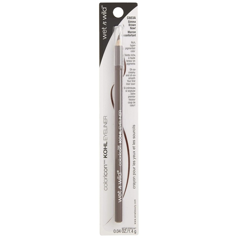 Wet n Wild Color Icon Kohl Eyeliner Pencil, Rich Hyper-Pigmente