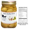 Stuffed Large Olives - Two 16 oz. Jars (Garlic Stuffed