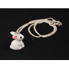 Miniblings Rabbit Necklace 45 cm Rabbit Cute Plastic 3D –