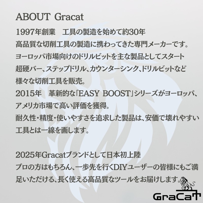 Gracat Professional Easy BOOST Drill Bit, Set of 19, HSS