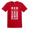 GunShowTees RED Friday Remember Everyone Deployed Shirt, 2X-Large, Red