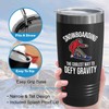 Snowboarding Black Edition Viking Tumbler 20oz - Snowboarding The coolest