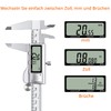 Proster Digital Vernier Caliper 8 Inch/200 mm Stainless Steel Electronic