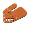 Leather Archery Finger Tab Protect Guard Recurve Bow Protector Shooting